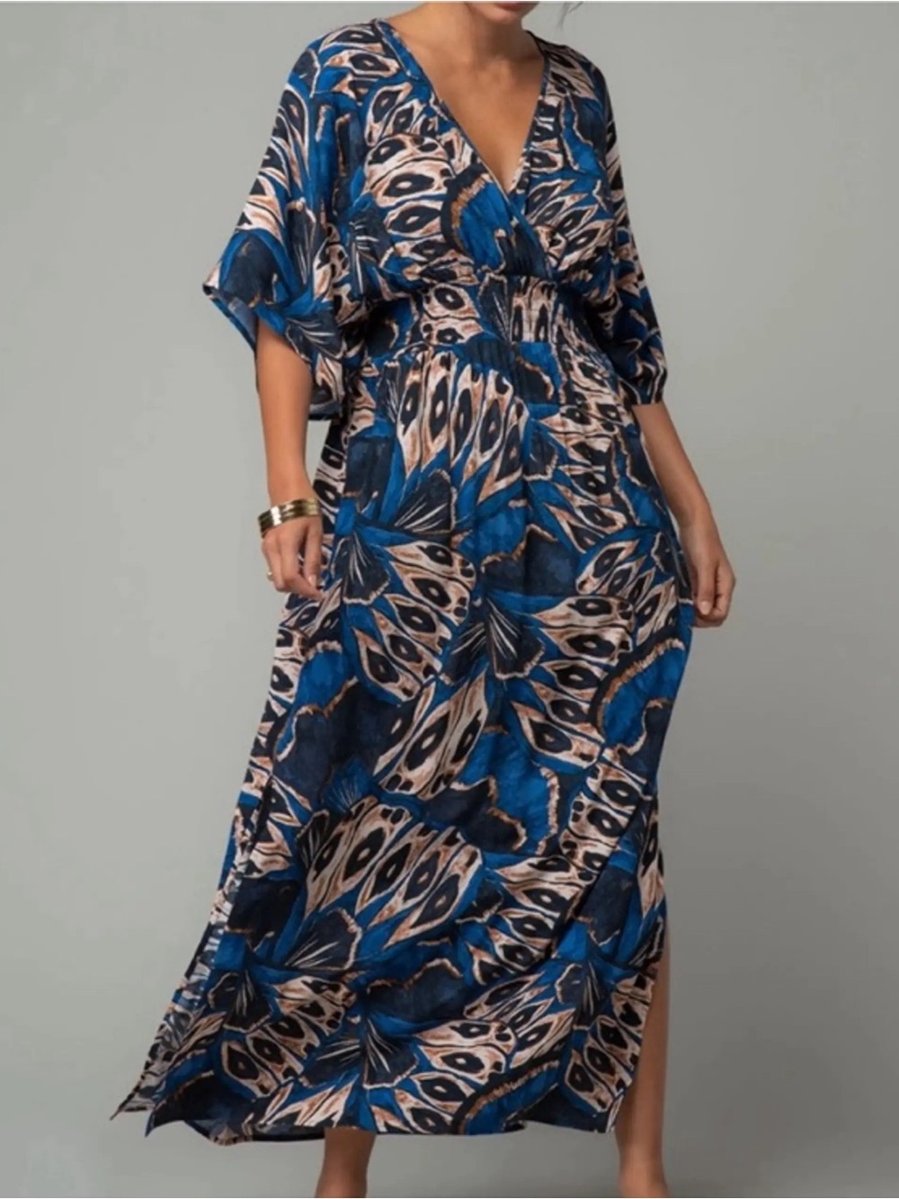 Lovestitch - Butterfly Print Maxi Dress